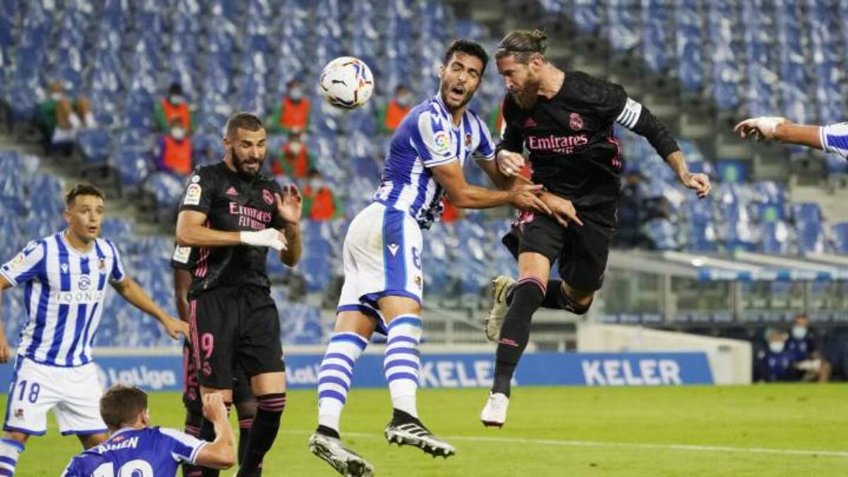 Real Sociedad, 0- Real Madrid, 0: Dominio sin pólvora