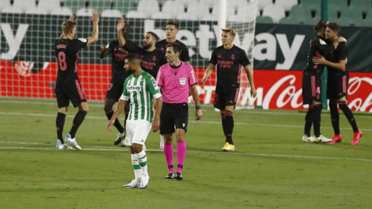 Crónica arbitral del Betis, 2- Real Madrid, 3