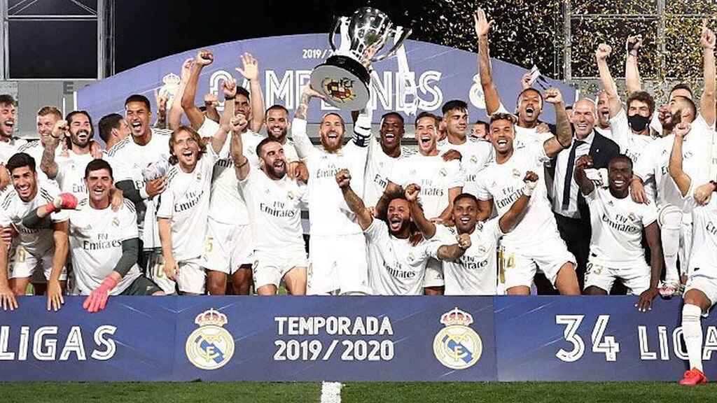 Real Madrid campeón de Liga.