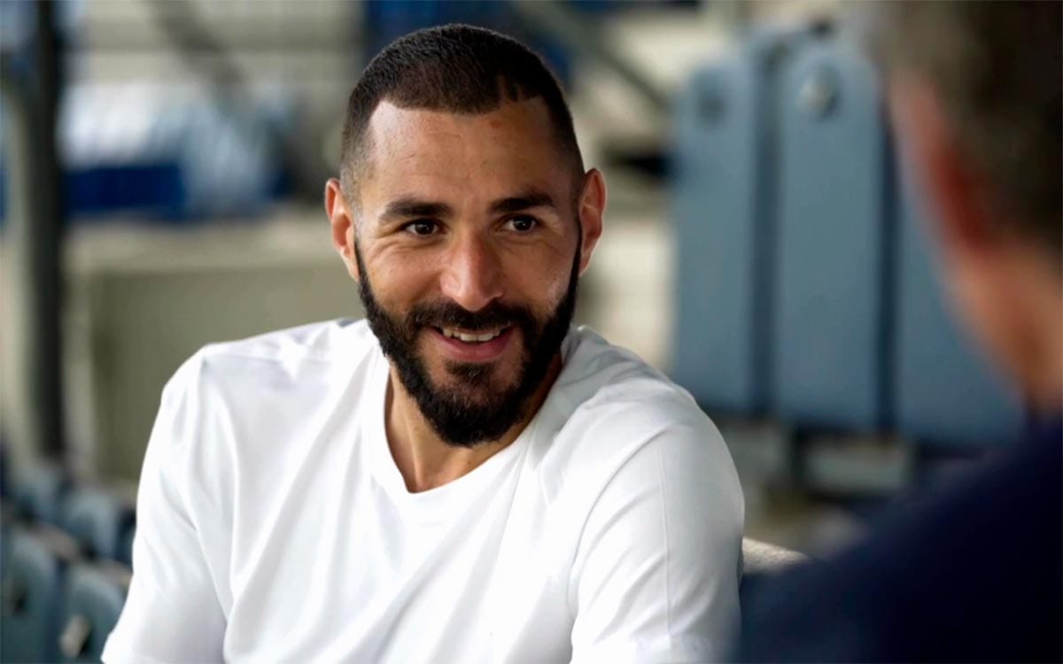 Benzema en lo de Valdano