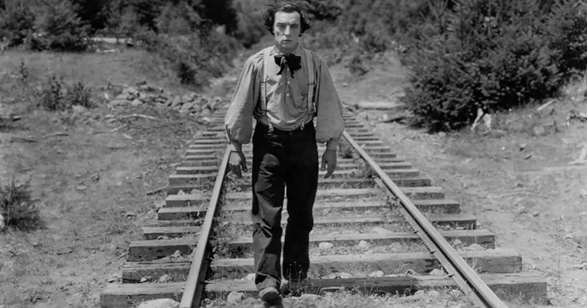 Buster Keaton el maquinista
