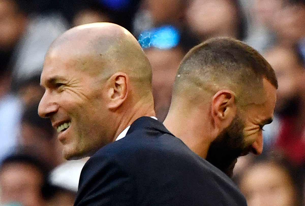 Zidane y Benzema