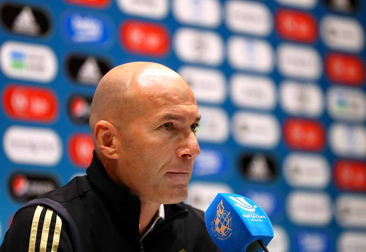 Zidane: “Hay muchos lesionados y el espectáculo no puede ser el mismo” 
