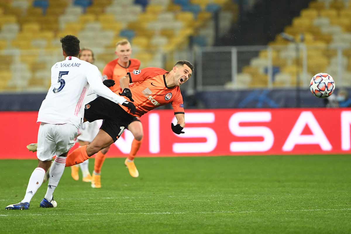 Las notas del Shakhtar Donetsk, 2 - Real Madrid, 0
