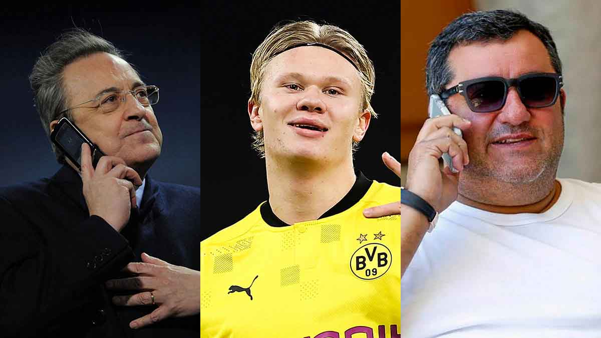 Florentino, Haaland y el pizzero