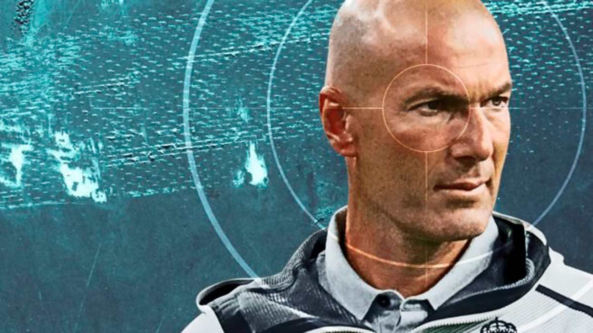 Zidane y el hombre del traje negro