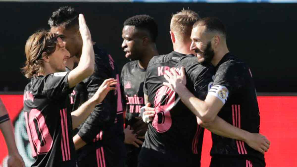 Las notas del Celta de Vigo, 1 - Real Madrid, 3