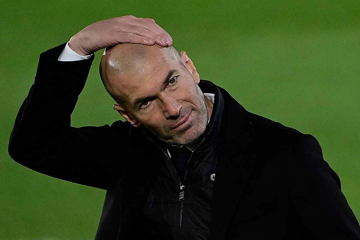 Zidane y el cambio intempestivo
