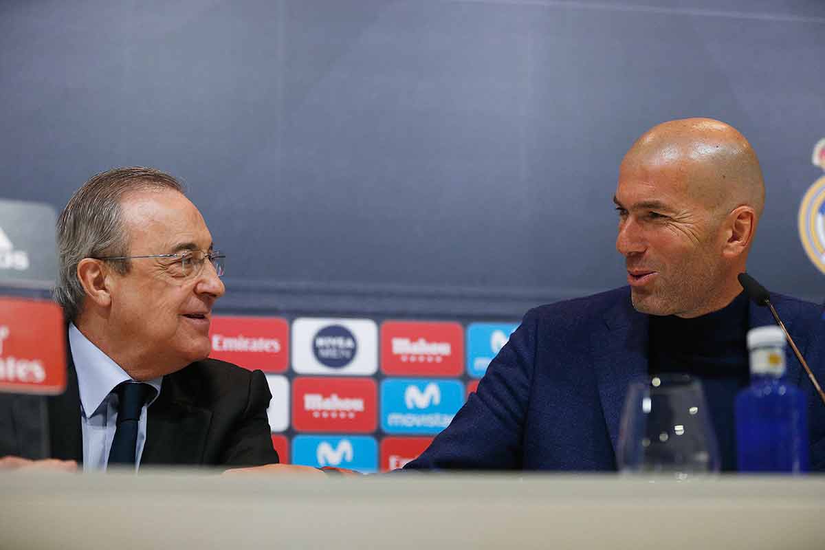 Florentino y Zidane, nacidos para el Real Madrid