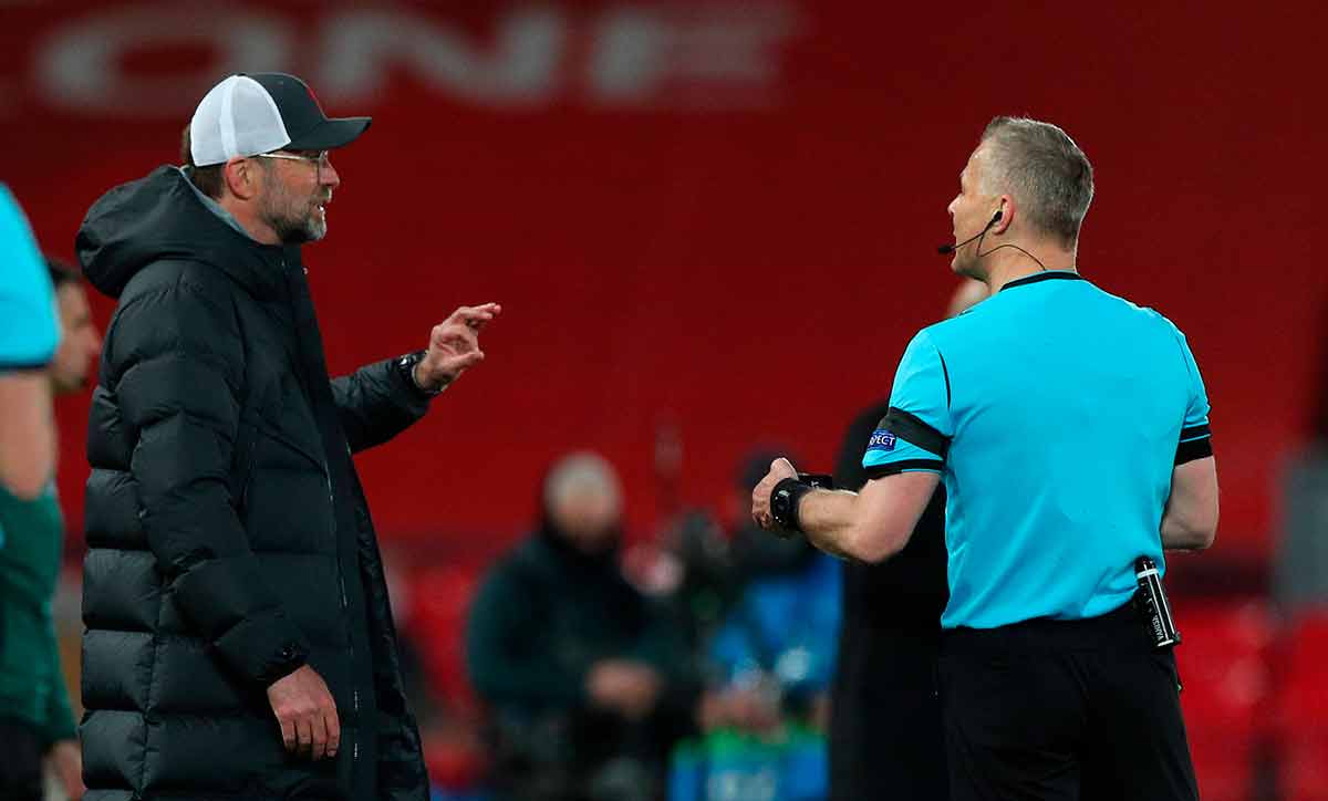 Kuipers en el Liverpool - Real Madrid
