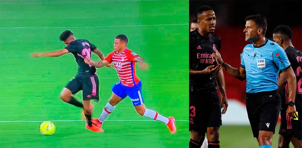 Gil Manzano en el Granada - Real Madrid