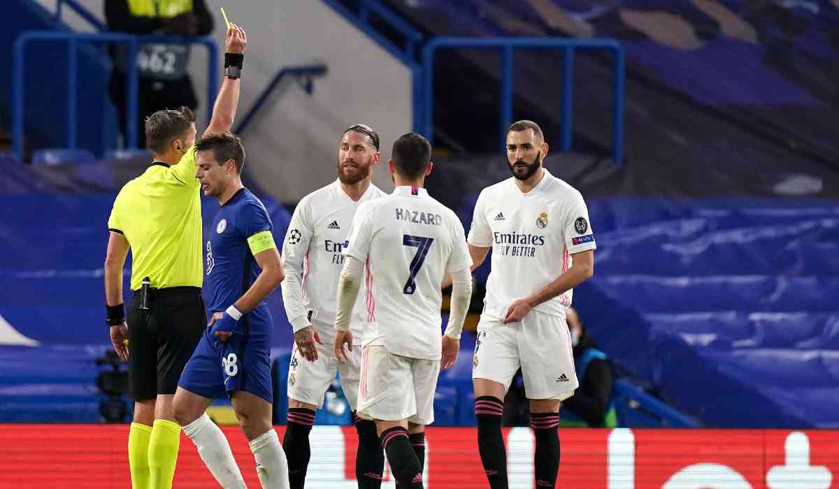 Daniele Orsato en el Chelsea 2-0 Real Madrid