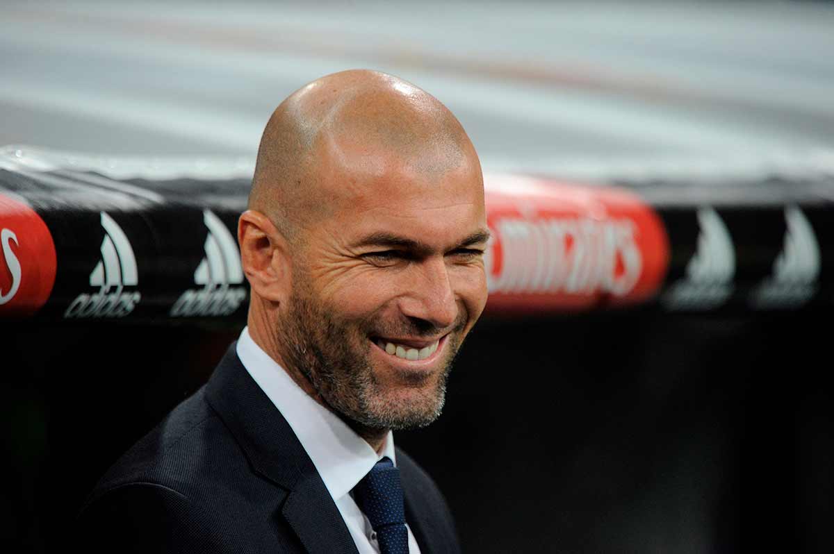 Zidane sonrisa