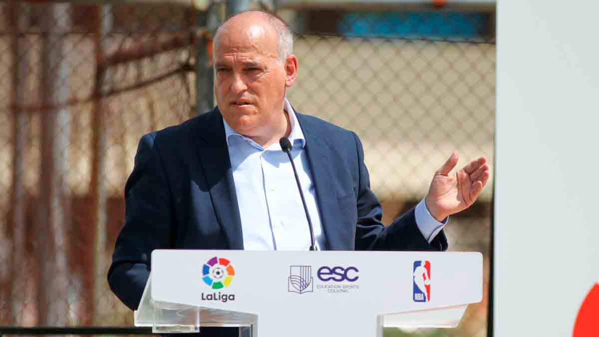 Tebas, el Madrid, el Barça y el límite salarial