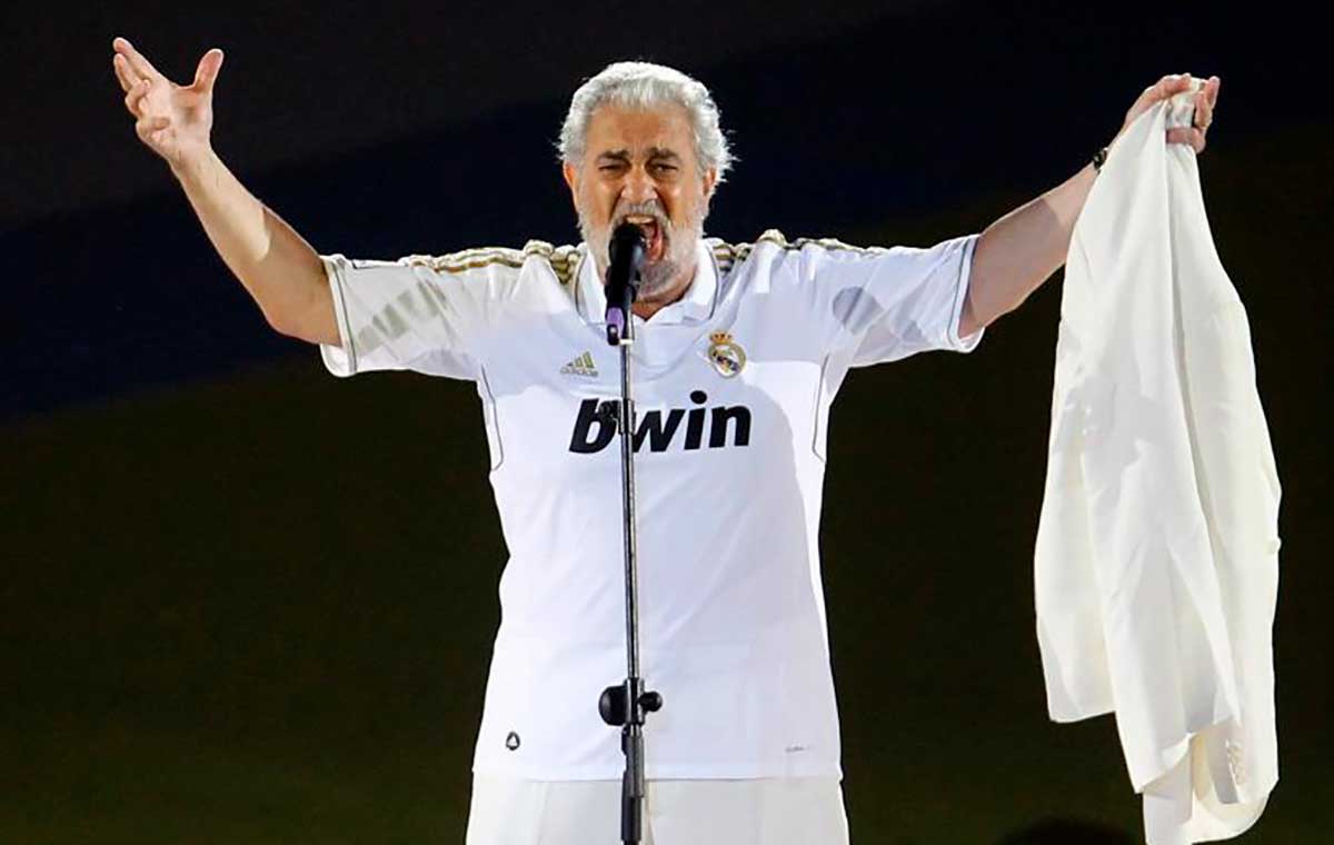Plácido Domingo en el nuevo Bernabéu