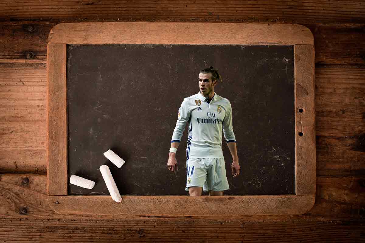 La pizarra en blanco de Gareth Bale