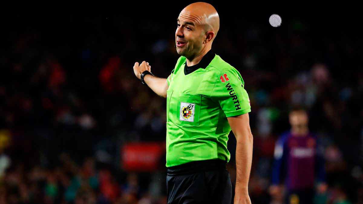 González Fuertes en el Real Madrid - Rayo