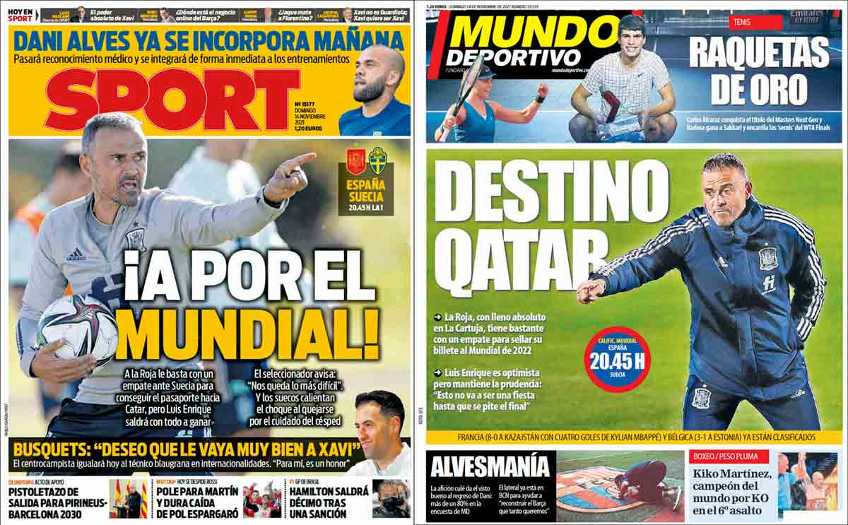 Portada Sport y Mundo Deportivo