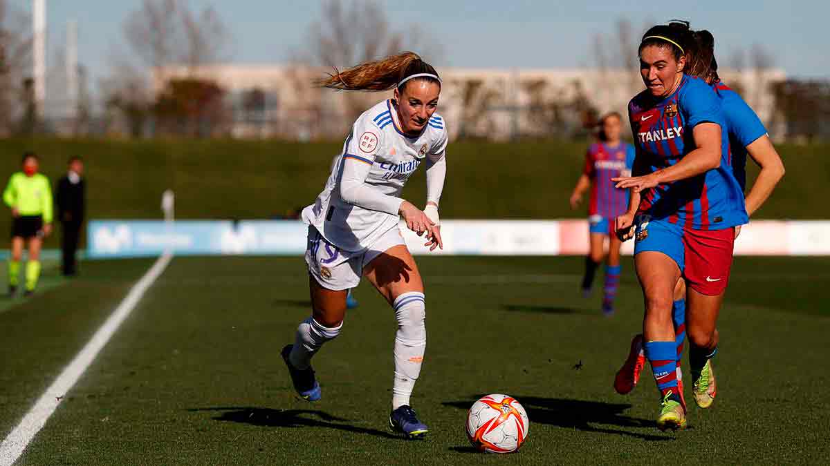 Real Madrid femenino, 1 - F. C. Barcelona, 3