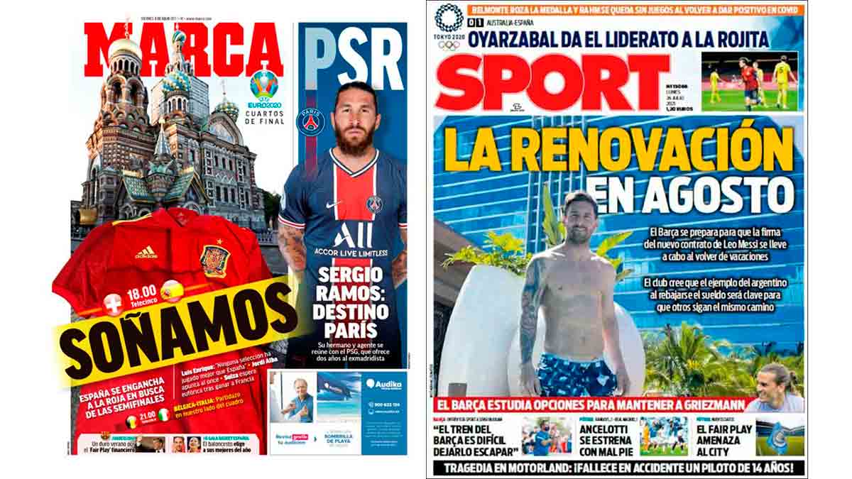 Ramos Messi portadas 2