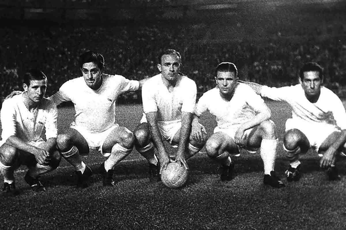 Kopa, Rial, Di Stéfano, Puskas y Gento, el último mohicano