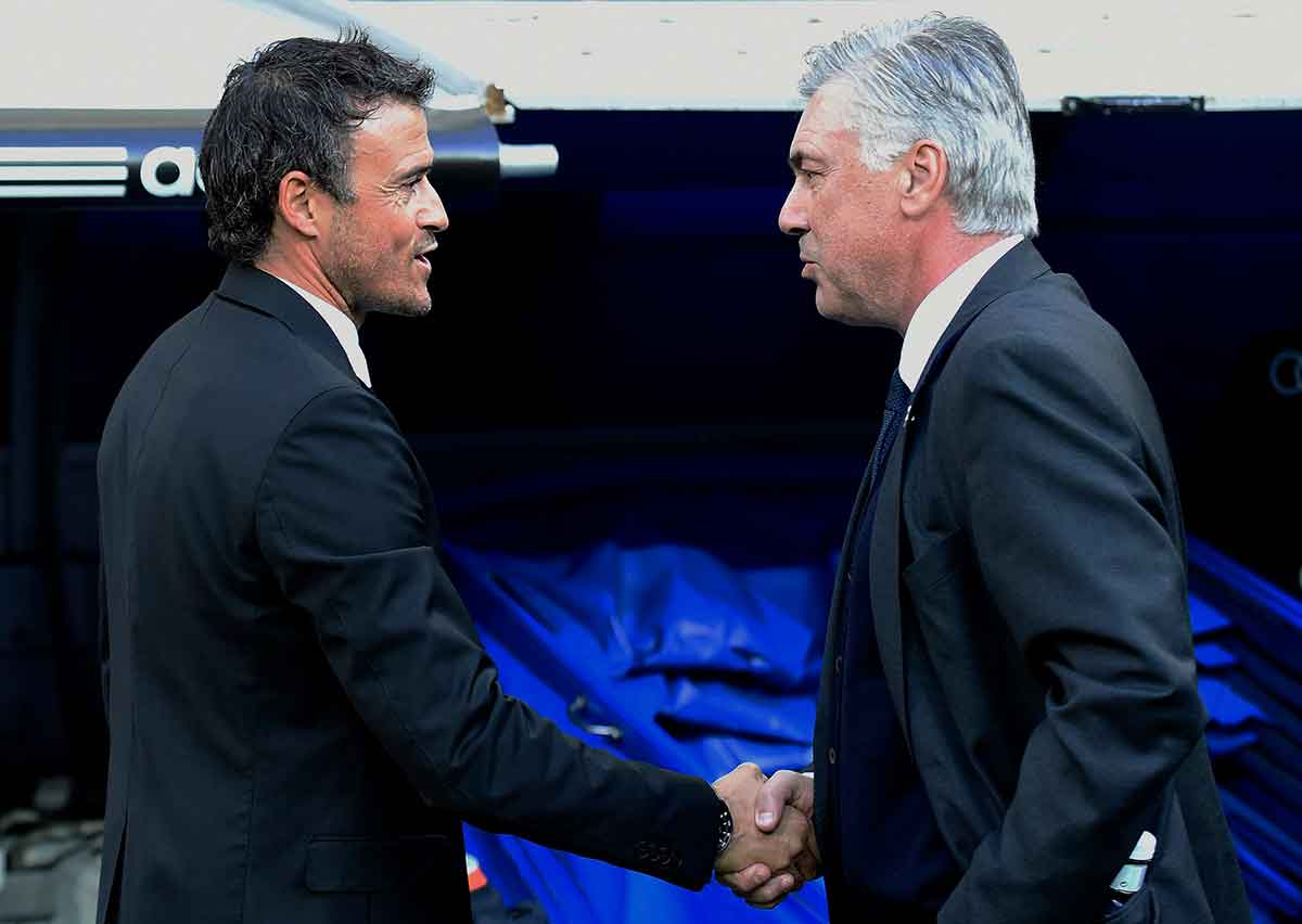 Luis Enrique y Ancelotti