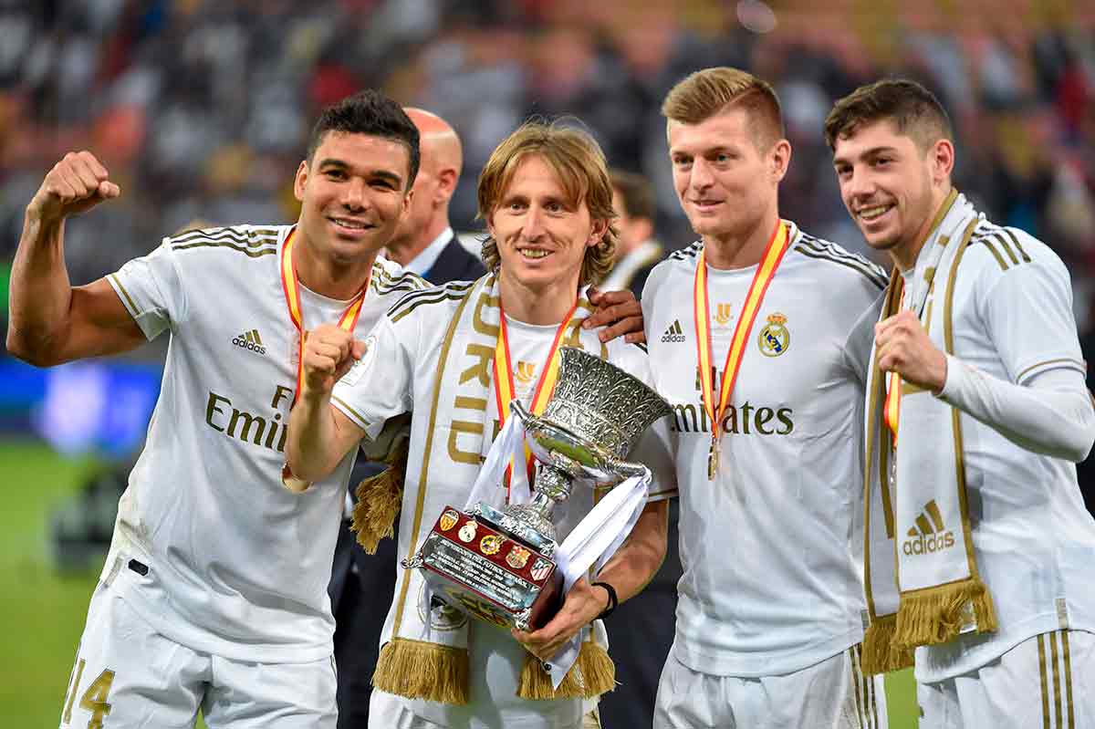 Casemiro, Kroos, Modric y Valverde