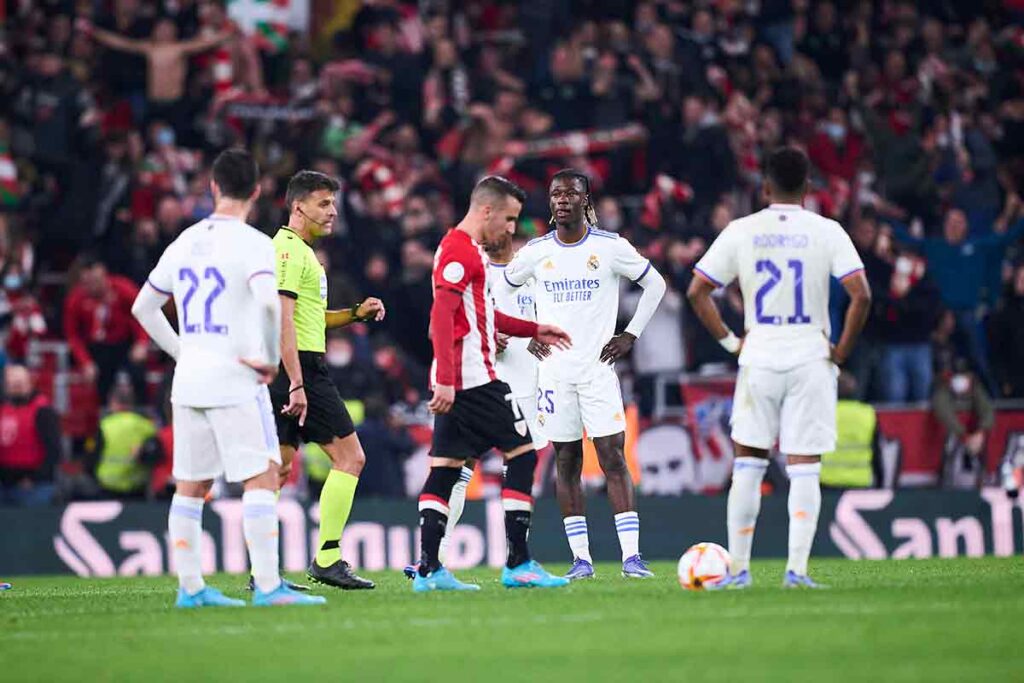 Gil Manzano en el Athletic,1 - Real Madrid, 0