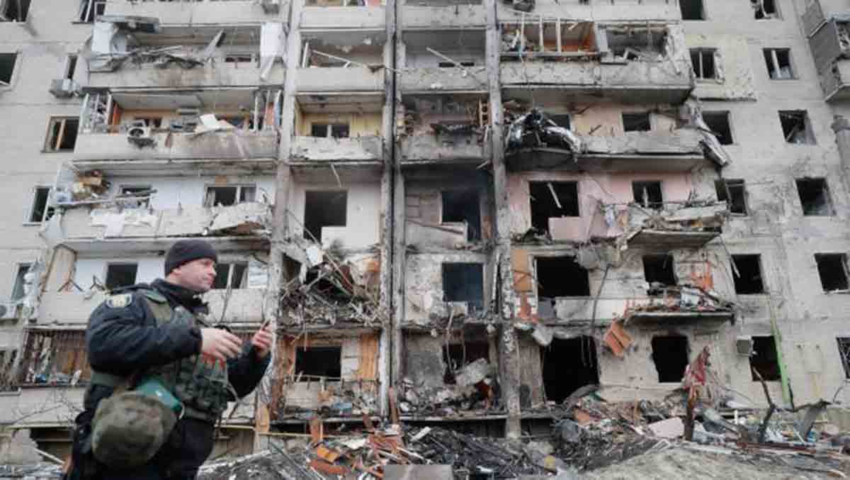 Kiev edificio destruido