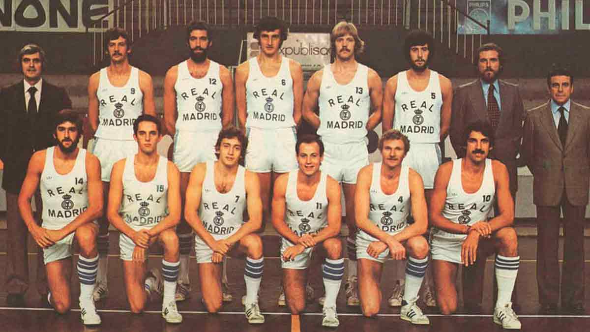 Real Madrid Baloncesto campeón Europa 1980