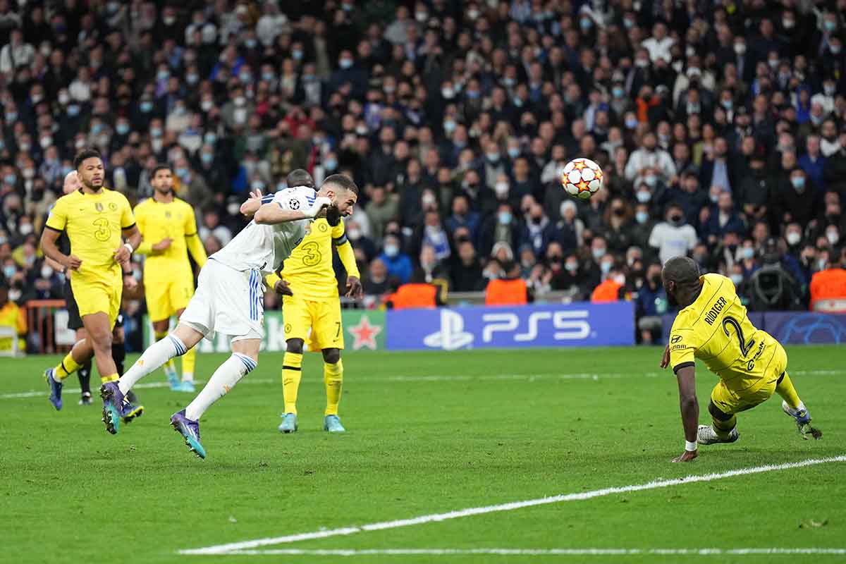 Benzema gol Chelsea
