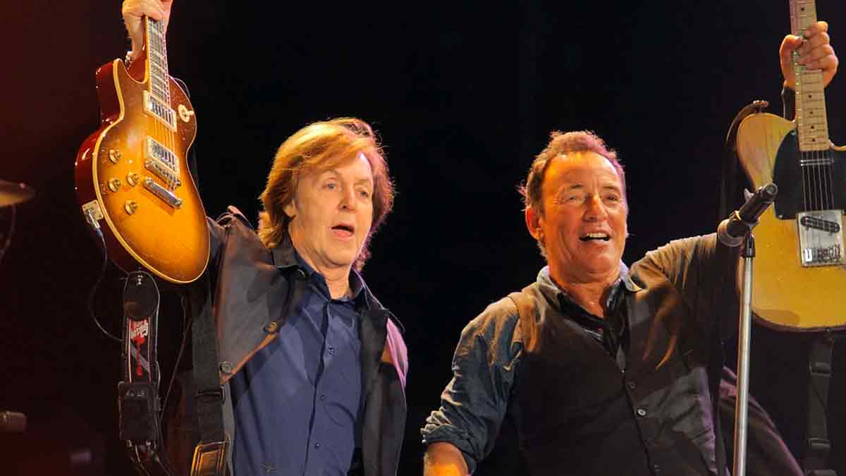 Paul McCartney y Springsteen en Hyde Park