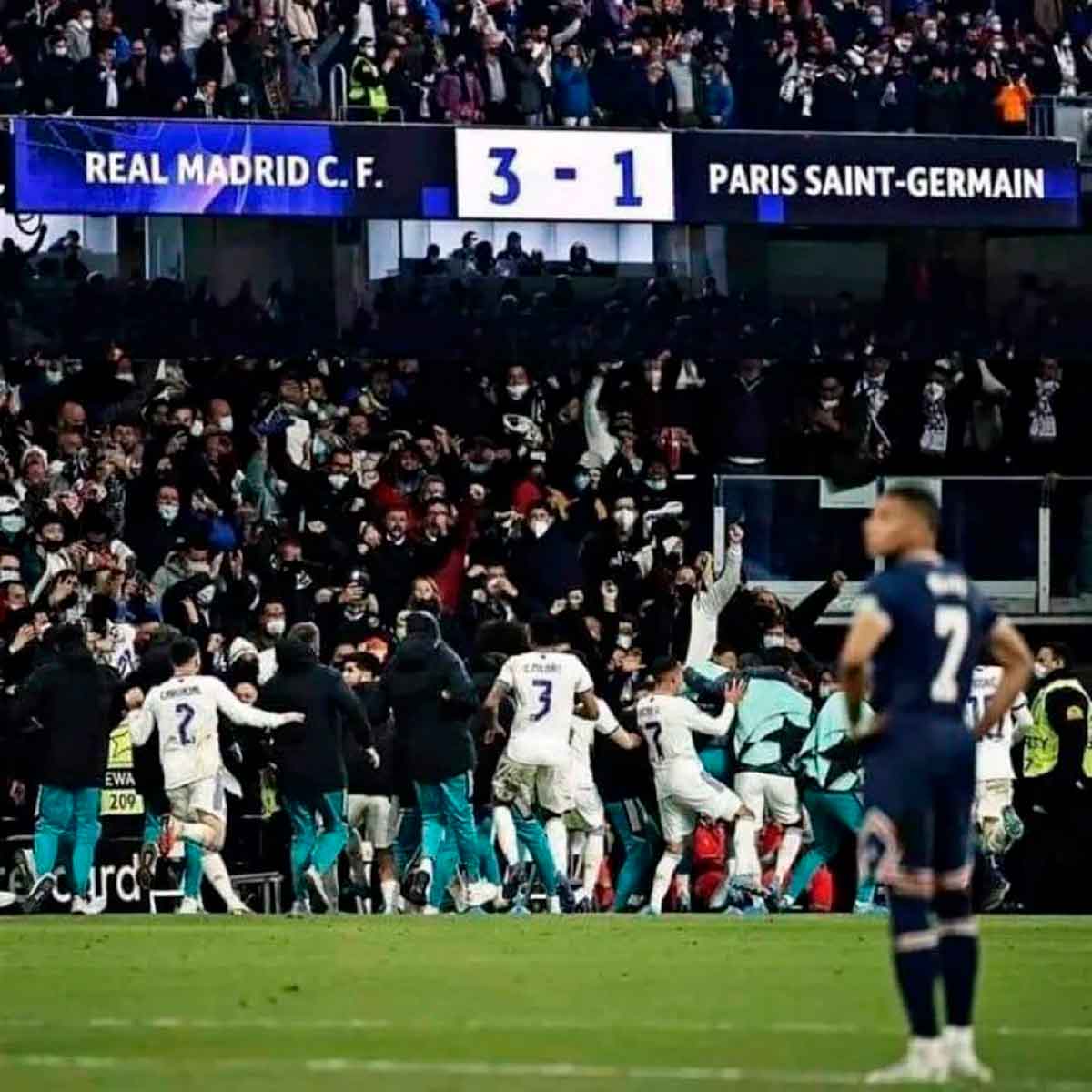 Mbappé derrotado Bernabéu