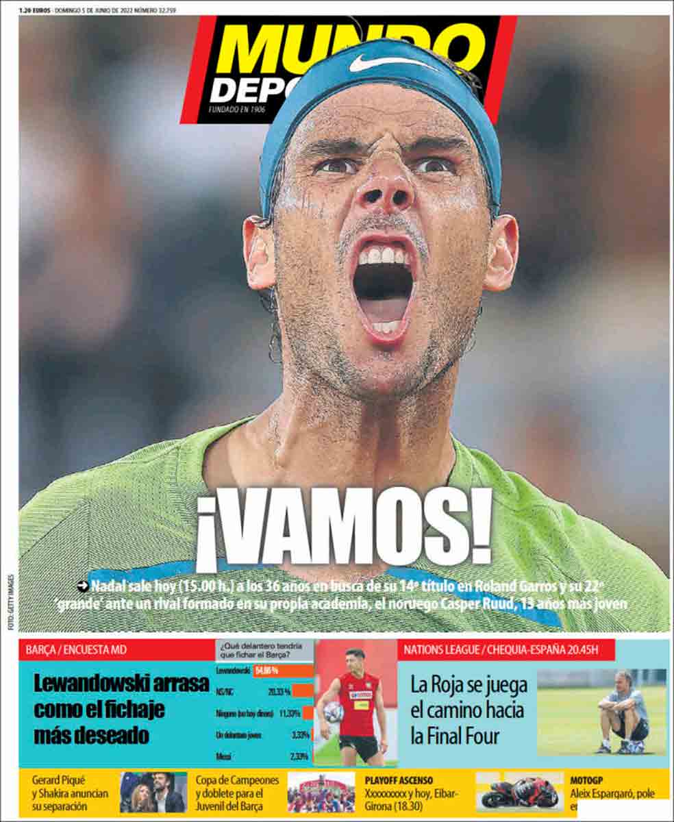 Portada Mundo Deportivo 05-06-22