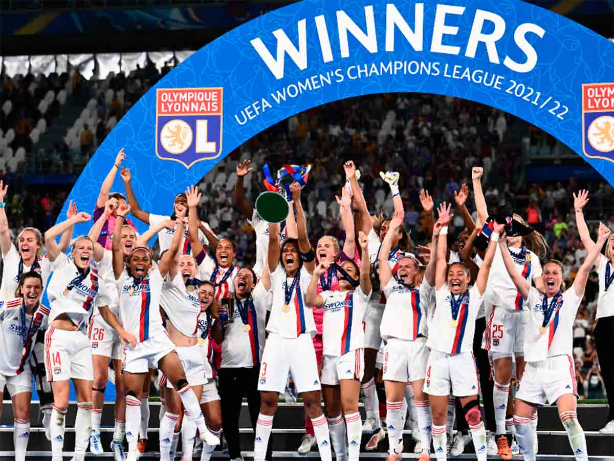 Champions femenina Olympique Lyon