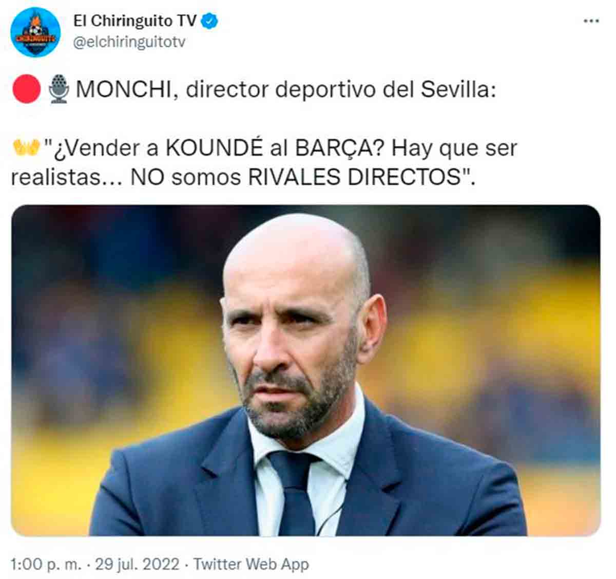 Monchi Sevilla rivales
