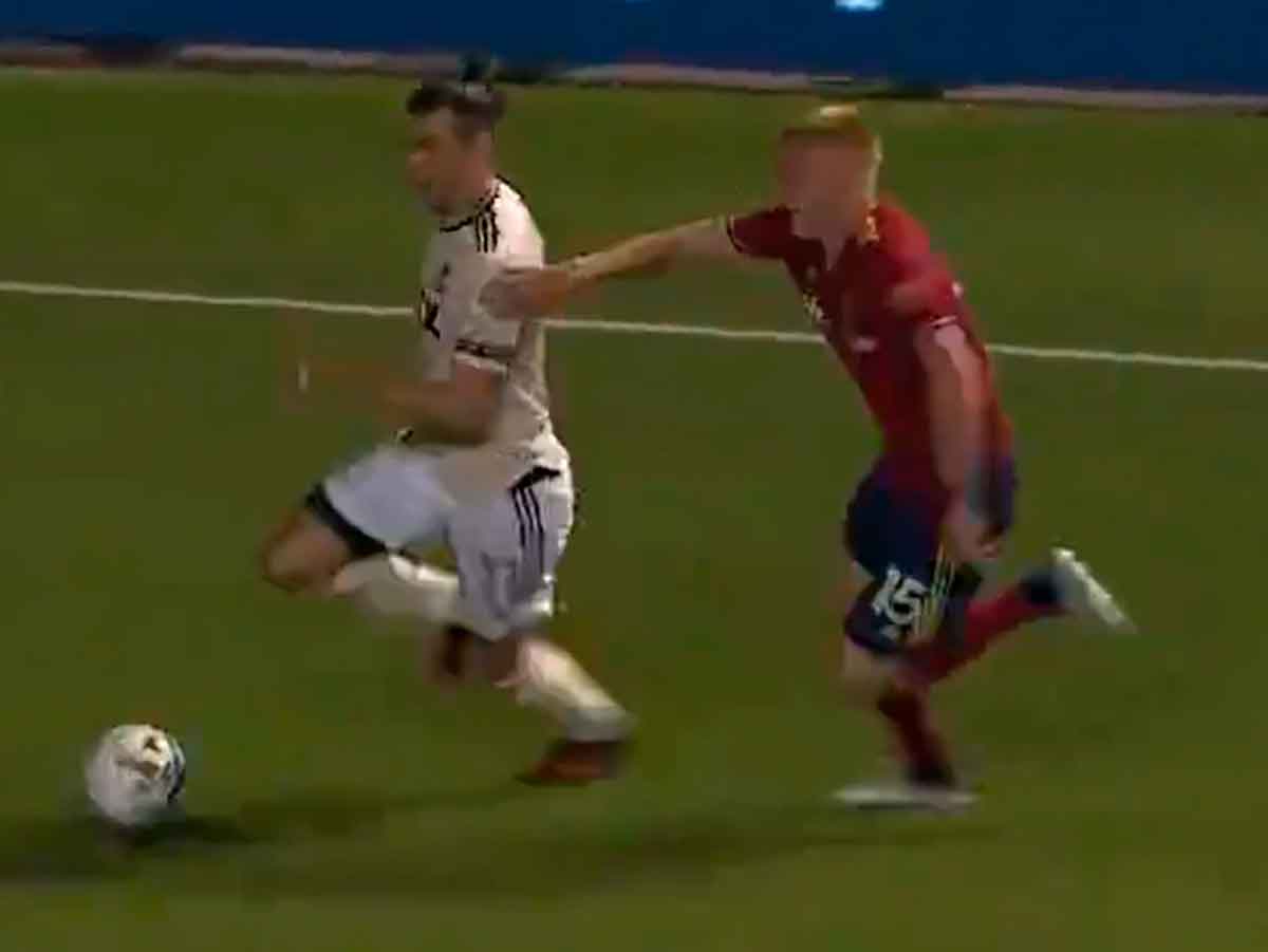 Bale en carrera contra Utha