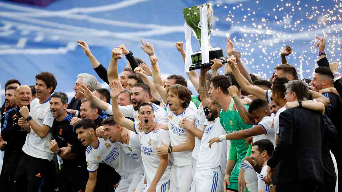Real Madrid celebración Liga