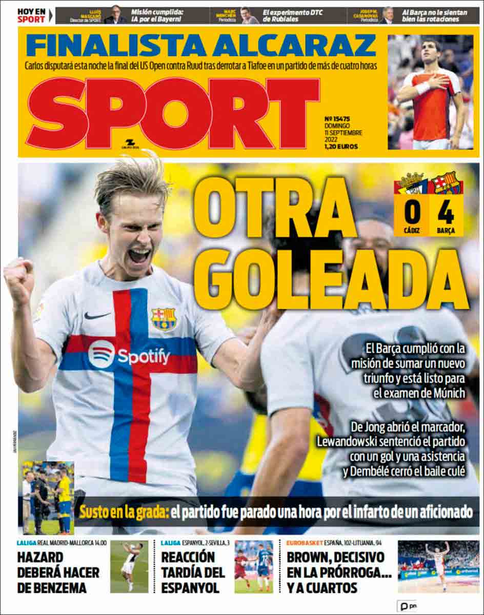 Portada Sport 11-09-22