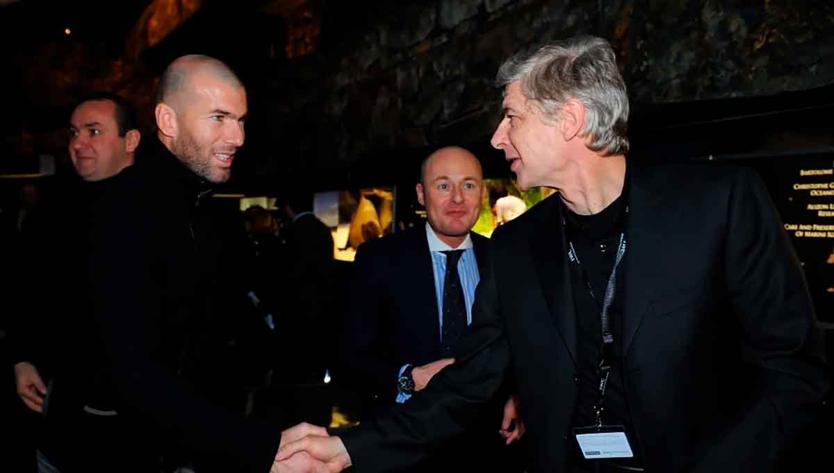 Wenger y Zidane