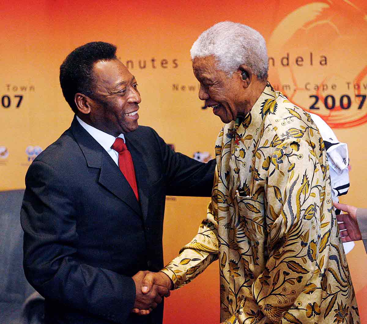 Pelé con Mandela
