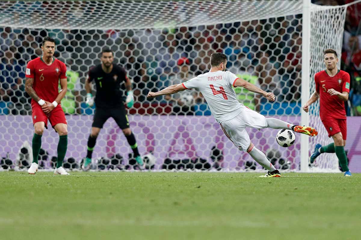 Nachol gol a Portugal en Mundial Rusia 2018