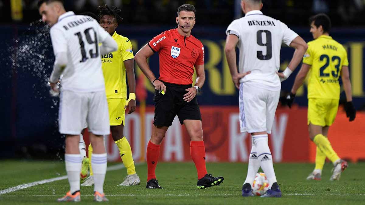 Gil Manzano en el Villarreal, 2 - Real Madrid, 3