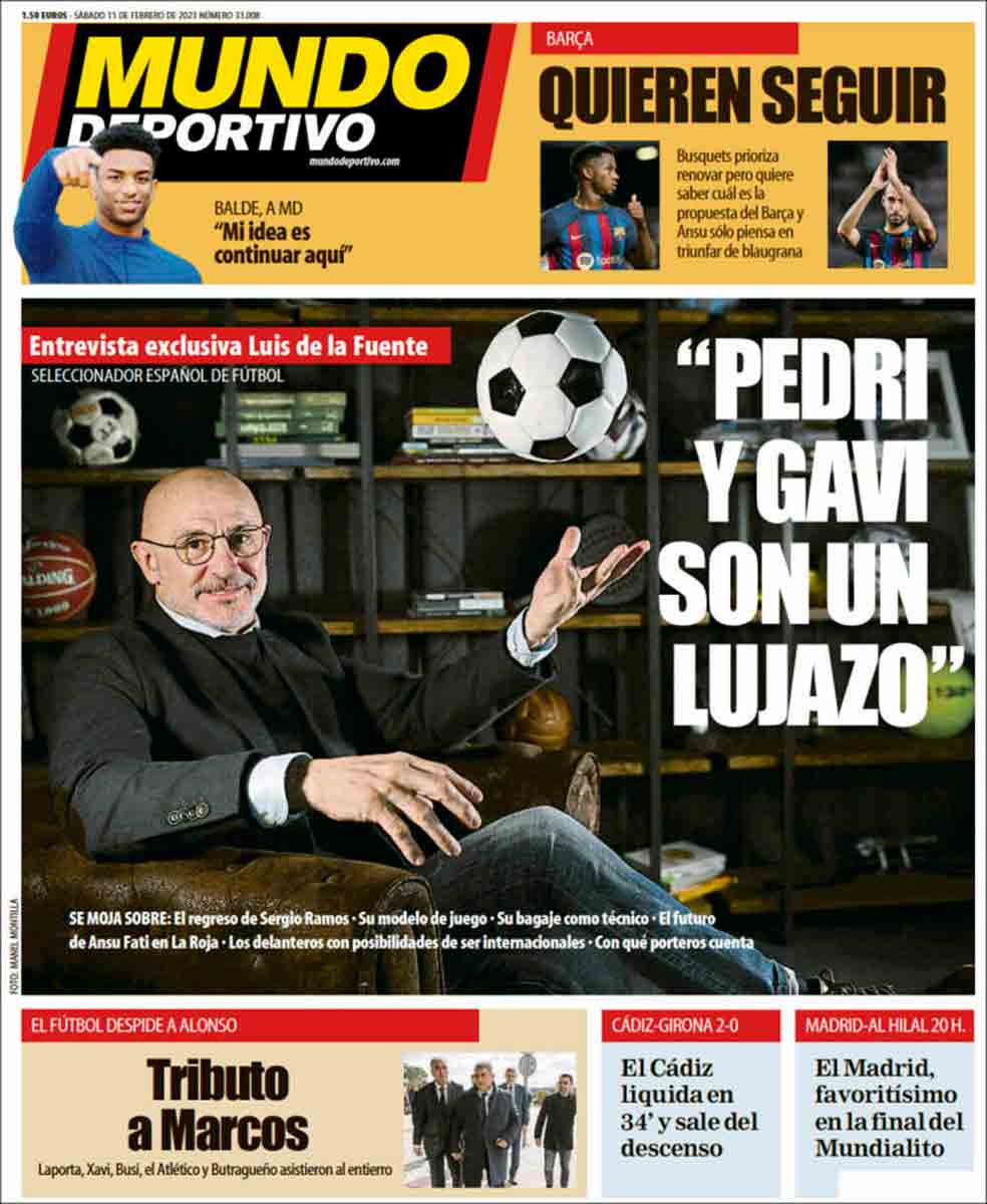 Portada Mundo Deportivo 11-02-23