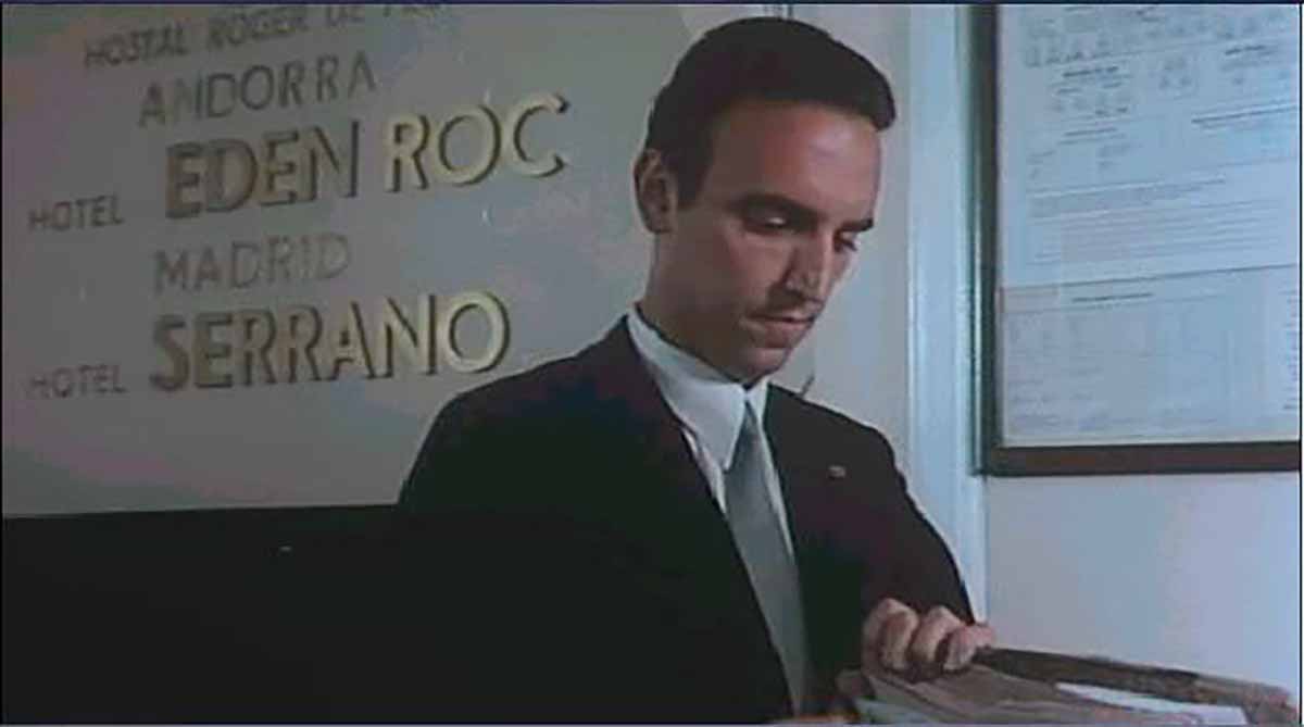 Joan Gaspart joven. Película "El reportero" (Michelangelo Antonioni, 1975)