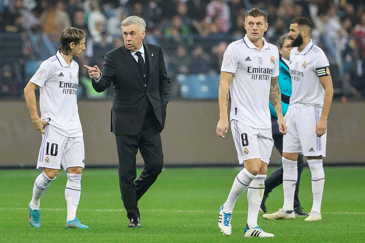 Ancelotti, Kroos, Modric, Benzema