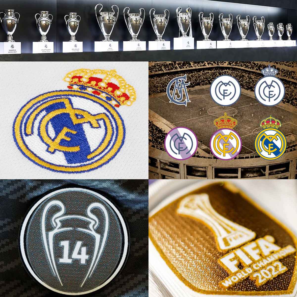 Escudos, insignias, trofeos Real Madrid