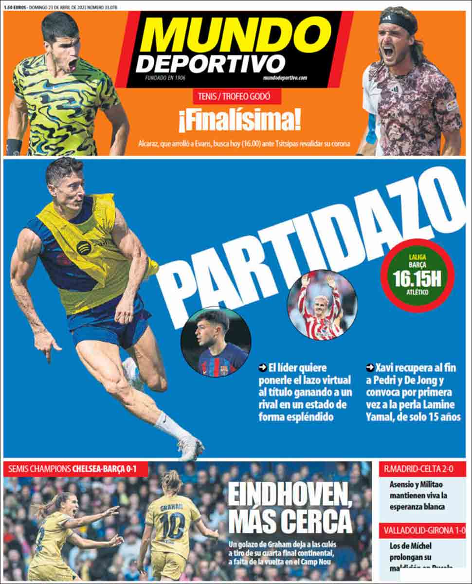 Portada Mundo Deportivo 23-04-23