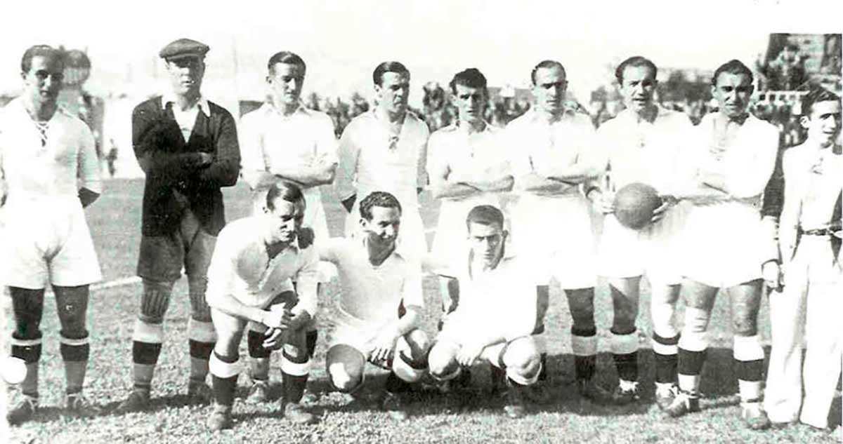 Tres figuras del Real Madrid en la Guerra Civil