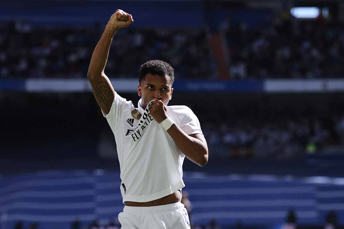 Rodrygo celebra gol Valladolid